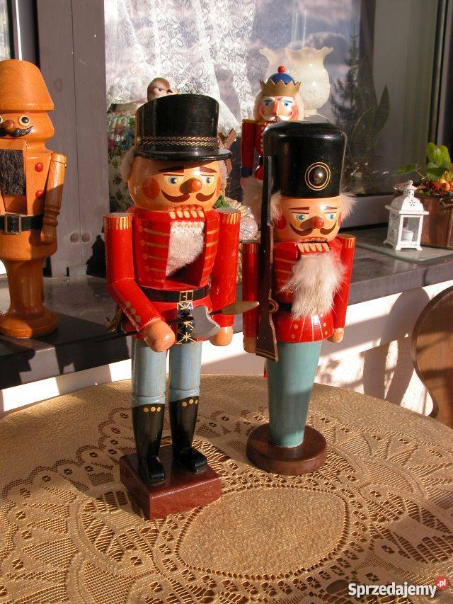 dziadek do orzechów stary rękodzieło 2 sztuki Gorzów Wielkopolski