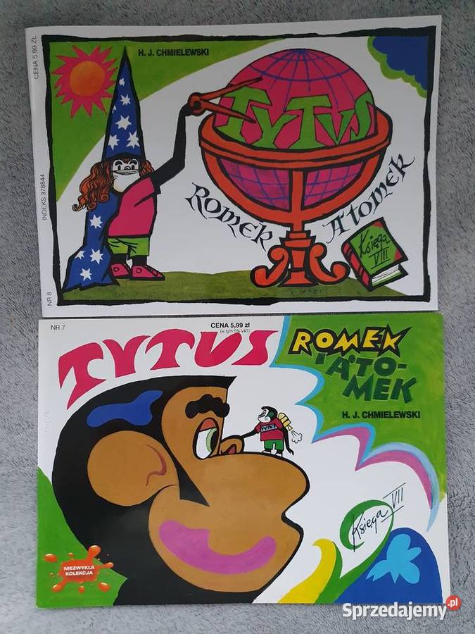 Tytus Romek i ATomek zestaw 9 komiksów różne pomorskie Gdynia