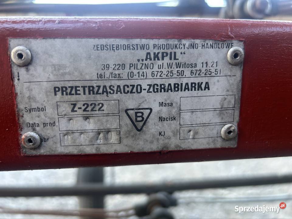 Przewracarka taśmowa akpil sprzedam