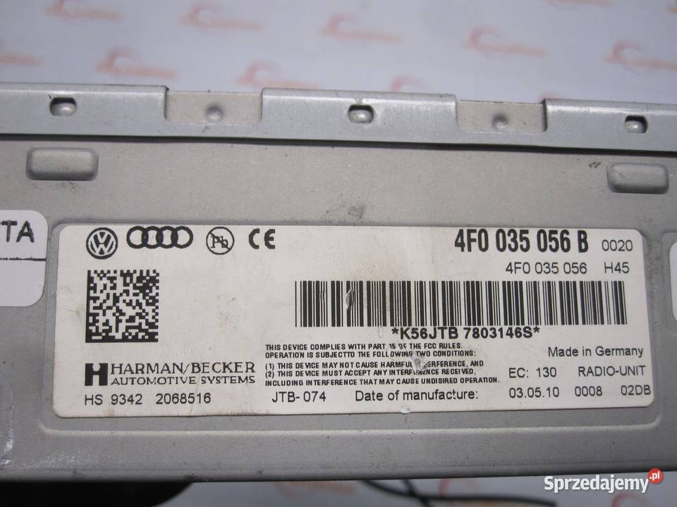AUDI A5 20 B 10r tuner wzmacniacz radia świętokrzyskie sprzedam