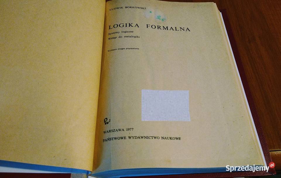 Logika formalna systemy logiczne wstęp do Kultura i Rozrywka Gdańsk