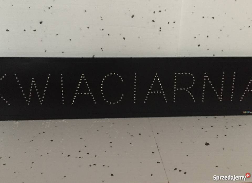 KWIACIARNIA diodowa reklama 120x25 NOWA mazowieckie Pomiechówek