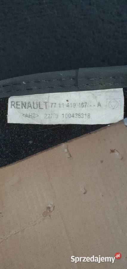 Dywaniki Renault Sport oryginalne 77 11 419 467 osobowe opolskie sprzedam