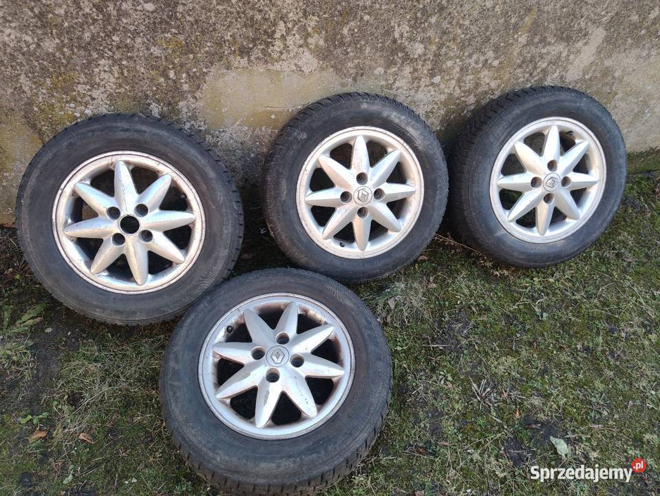 Oryginalne koła 4x100 alufelgi 14 Renault Kangoo Świdwin