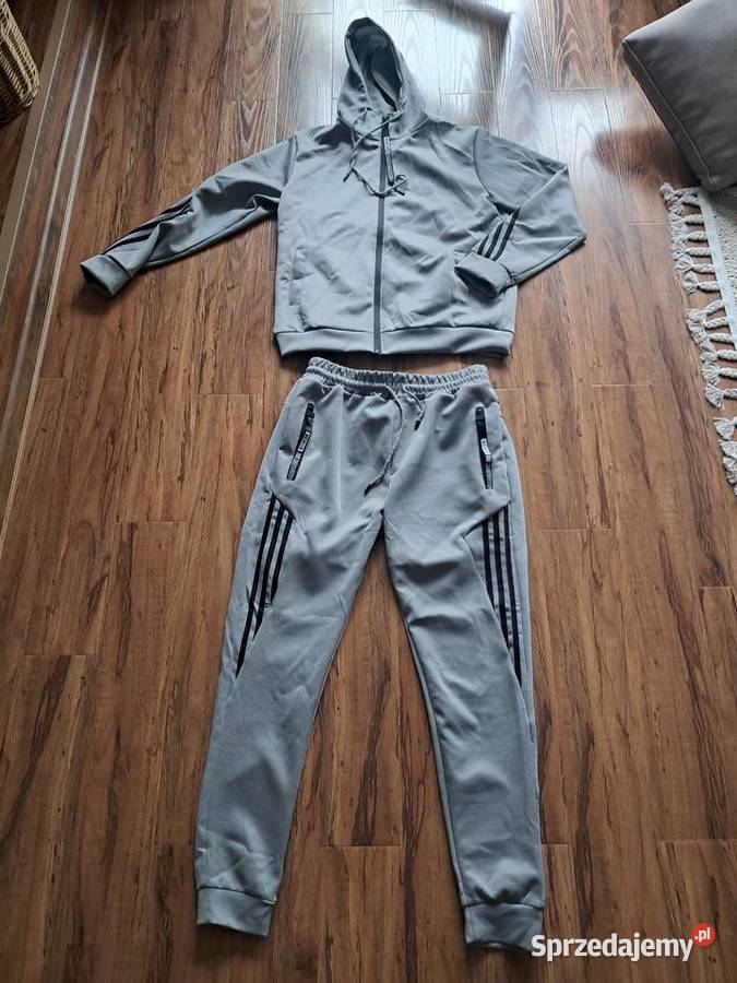 nowy szary dres rozmiar M brak metki sprzedam