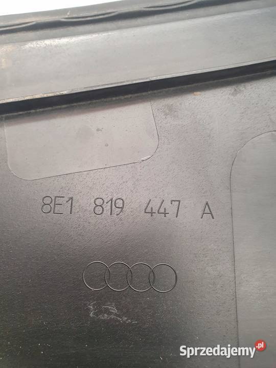PODSZYBIE PLASTIKOWE AUDI AUDI A4 B7 8E1819447A osobowe śląskie Przystajń sprzedam