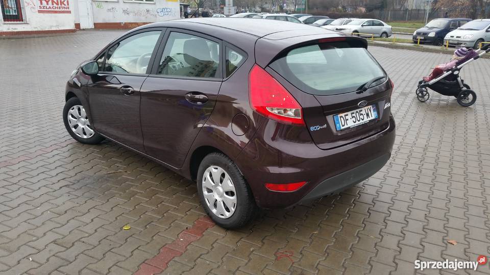 Ford Fiesta mk7 16 Titanic Jasny Środek bordowy Lublin