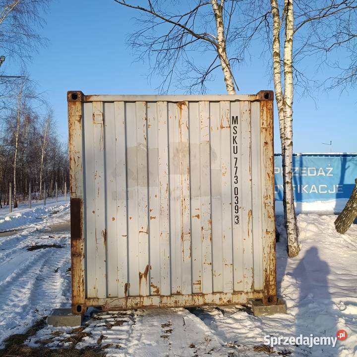 Kontener morski magazynowy używany 20DC Rzeszów
