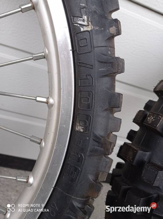 Opony cross felgi 90100 16 70100 19 yz cr sx rm