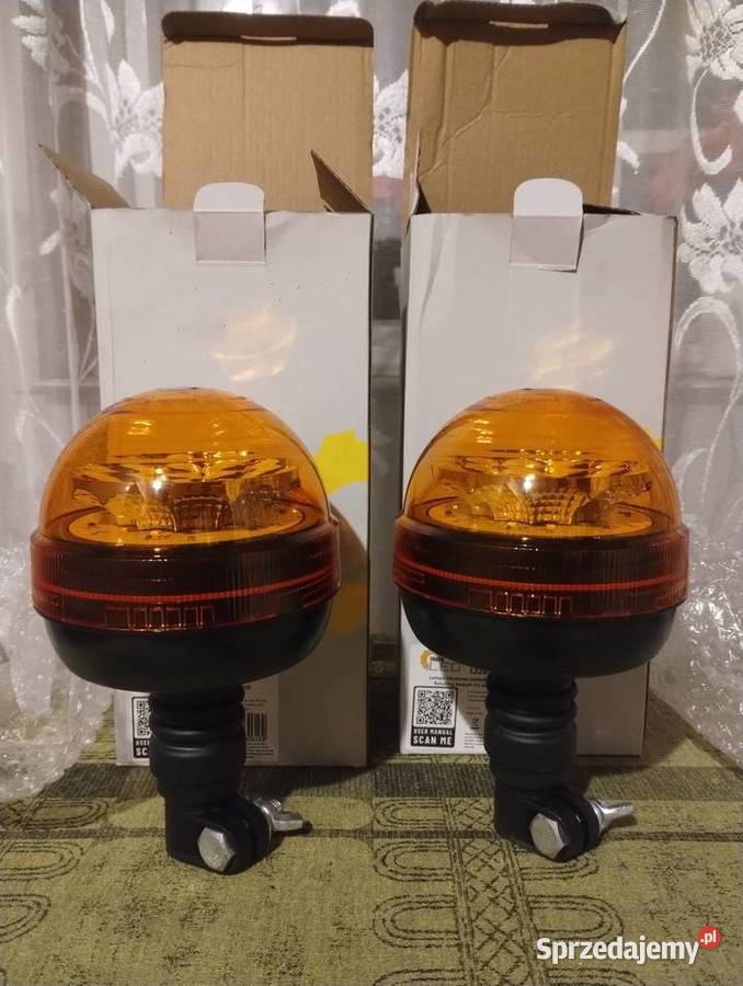 Lampy ostrzegawcze koguty Starościn