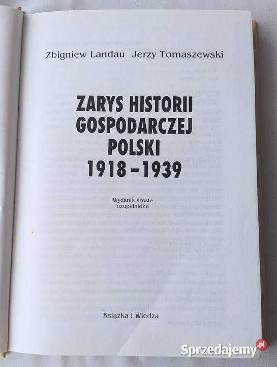 Zarys historii gospodarczej Polski 1918 1939 Hajnówka
