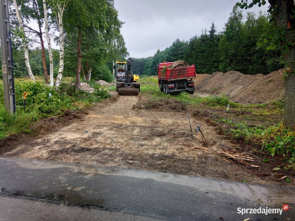 Usługi koparką ładowarką koparkoładowarką Łask