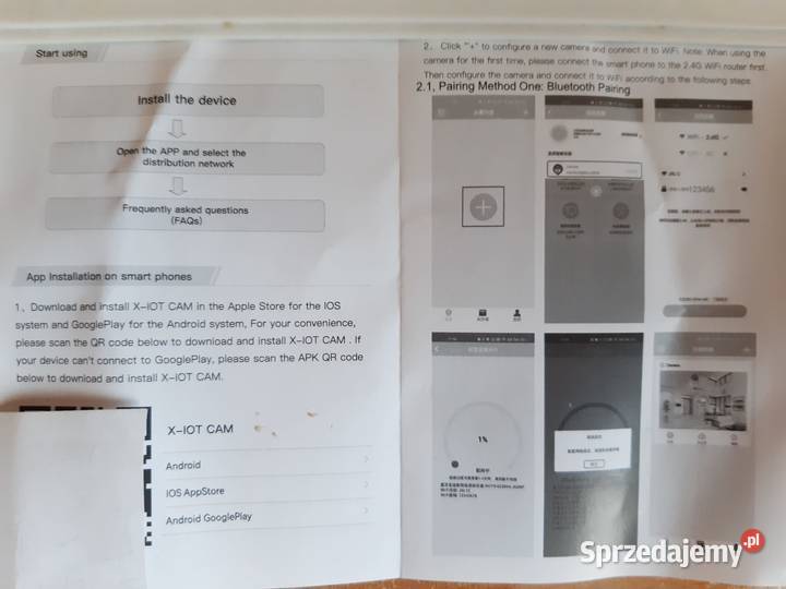 Kamera wifi obrotowa wewnętrzna sprzedam