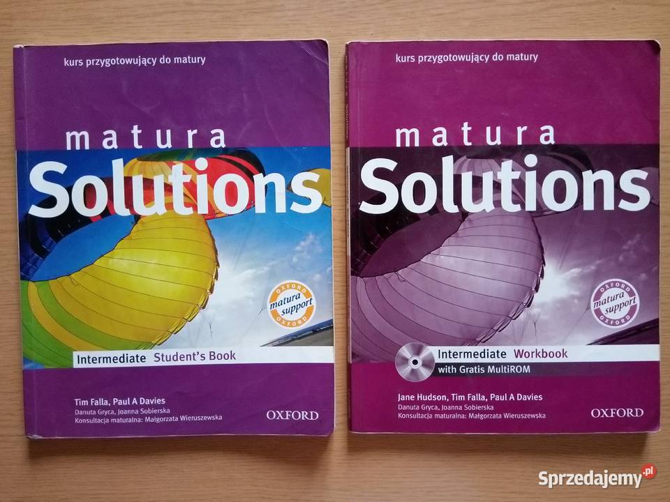 Matura Solutions Oxford podręcznik zeszyt Dąbrowa Górnicza sprzedam