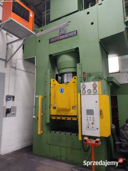 Prasa hydrauliczna DIEFFENBACHER F 1250 A Jelenia Góra sprzedam