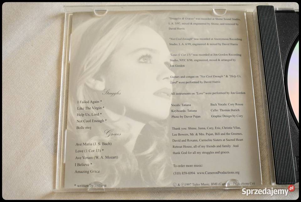 płyta CD z muzyką TATIANA Struggles Graces 1 płyta