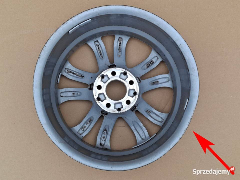 MERCEDES CKLASA W205 FELGA ALUFELGA 17 5X112 7J Bieleń