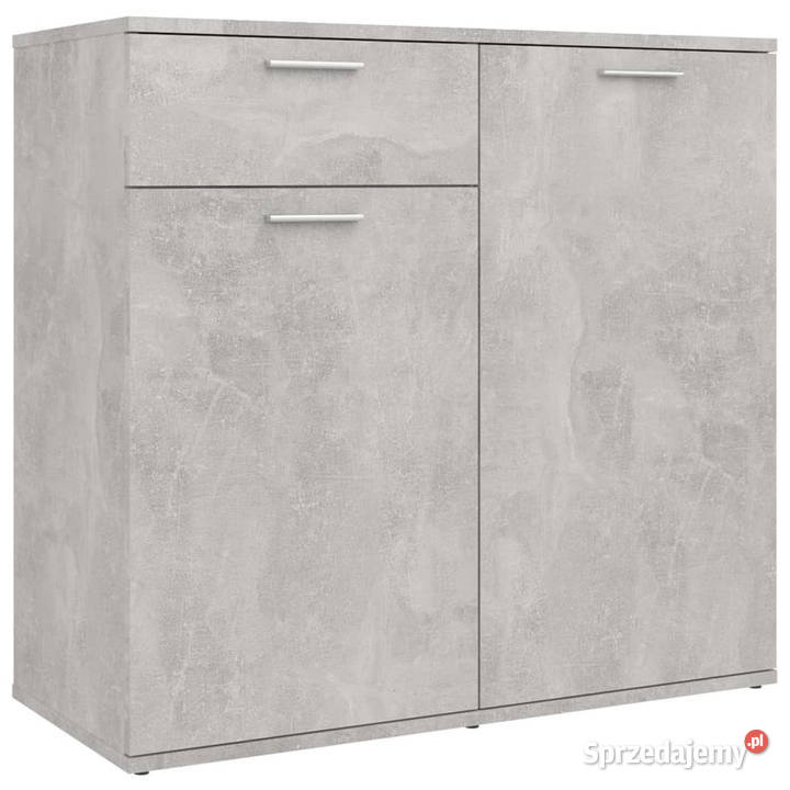 Szafka szarość betonu 80x36x75 materiał