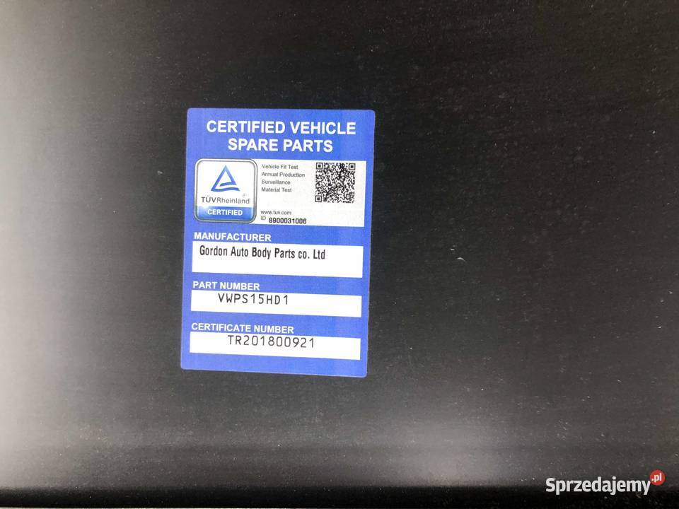 Volkswagen Passat B8 082014122023 Maska Pokrywa Skarżysko-Kamienna