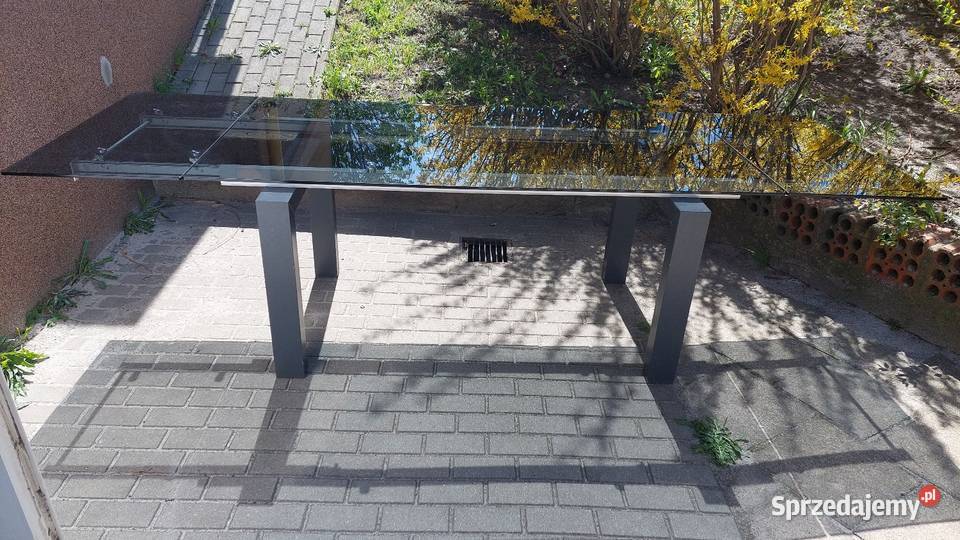 Stół szklany rozsuwany 180cm wielkopolskie sprzedam