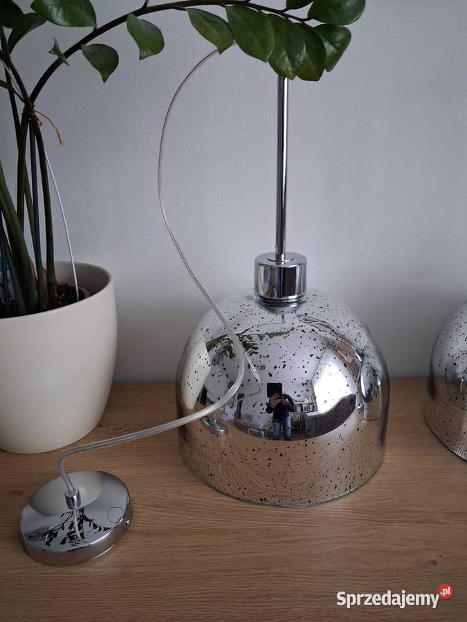 Lampy wiszące lustrzane szkło 2 Lampy wiszące mazowieckie Warszawa