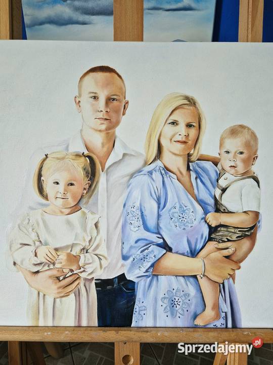 Portret na zamówienie obraz farbami olejnymi Malarstwo mazowieckie Warszawa