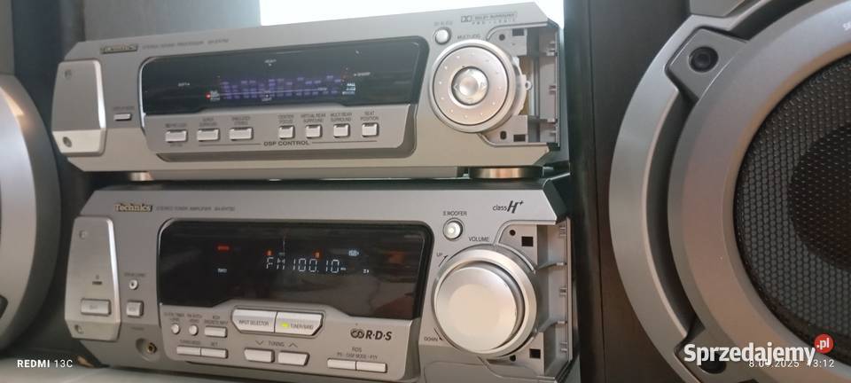 Technics tuner amplifier plus kolumny