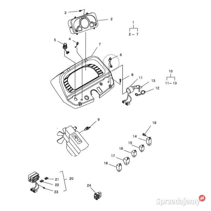 Włącznik wałka WOMPTO 12V5A 60W LS U 43 LS U 50 Rolnictwo Tajęcina sprzedam
