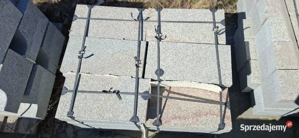 Płyty granitowe 600x300x60 mm granit strzegomski Wrocław