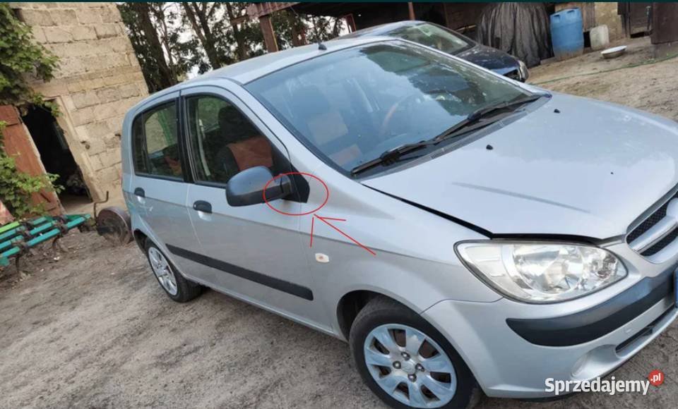 getz zaslepka blotnika prawa Części samochodowe