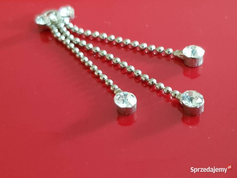 wisiorek cyrkonie łańcuszek zawieszka Kielce sprzedam