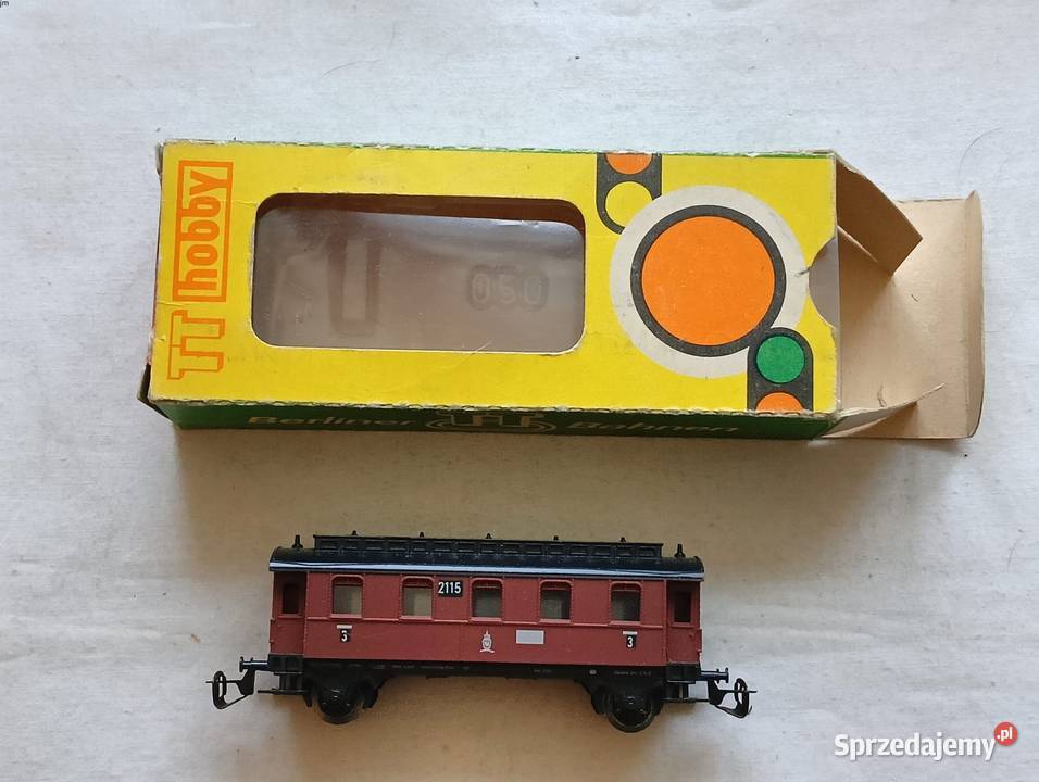 Wagon Old Timer brązowy 2 klasy Pruski 2osiowy