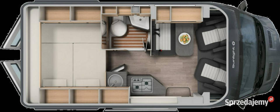 samochody kempingowe Sunlight Cliff 590 4x4 Rok produkcji 2025 Kampery Janki
