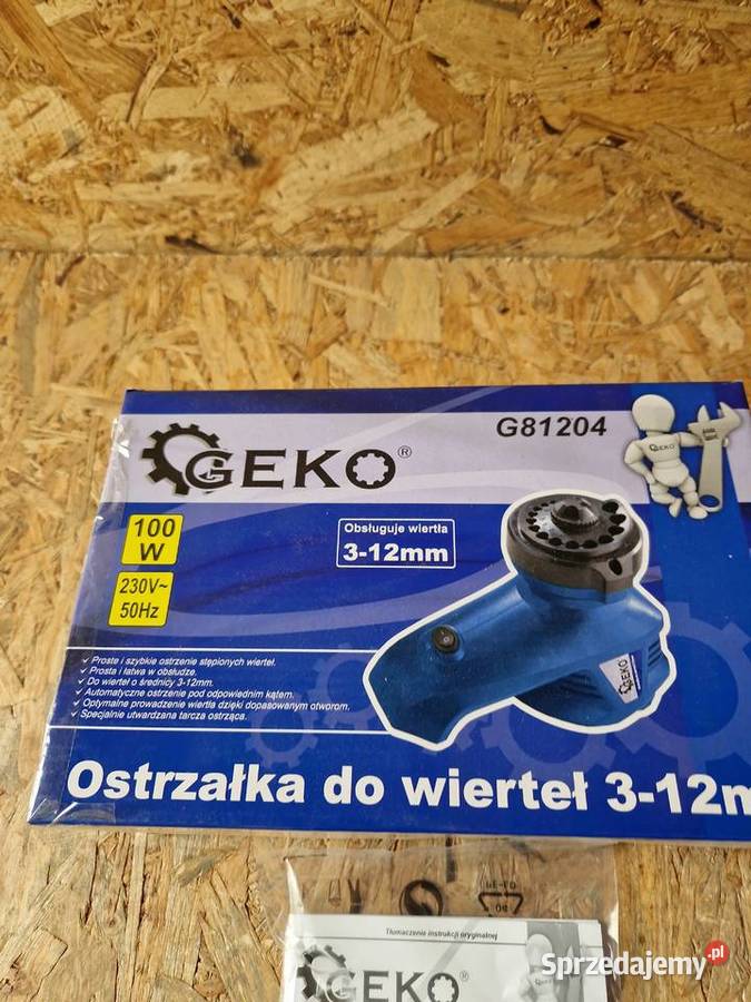 Ostrzałka do wierteł 312mm 100W Geko G81204 Pozostałe Głogowa