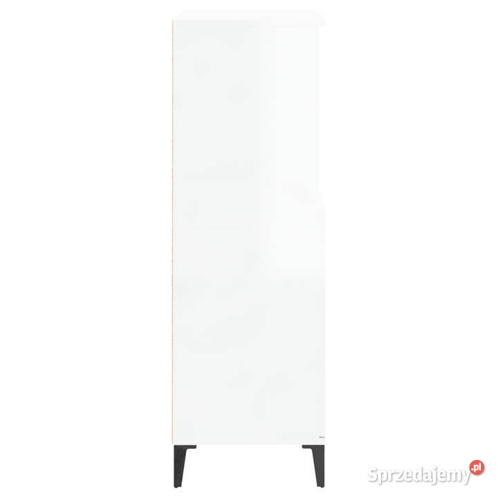 Wysoka szafka biała z połyskiem 60x36x110 Warszawa