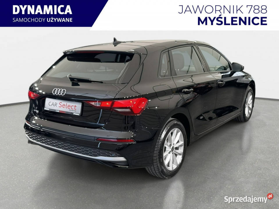 Audi A3 Sportback VAT 23 35TFSI mHEV 150 Stronic łopatki zmiany biegów Myślenice
