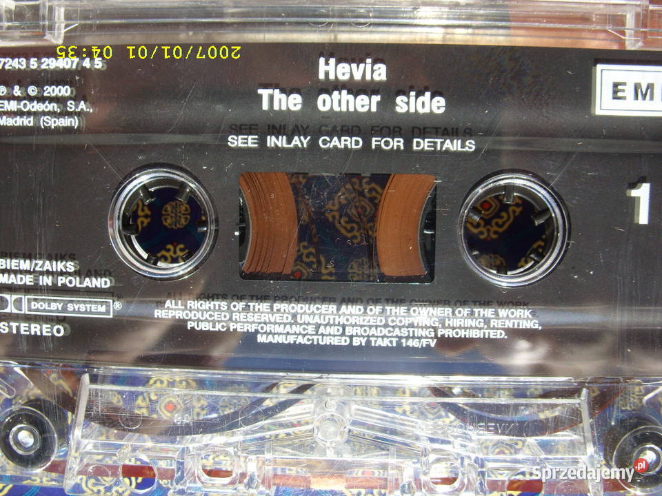 POP kaset HEVIA THE OTHER SIDE