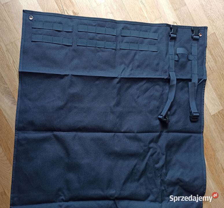 Mata strzelecka czarna myśliwska składana 198 x Sporty strzeleckie i myślistwo Białystok