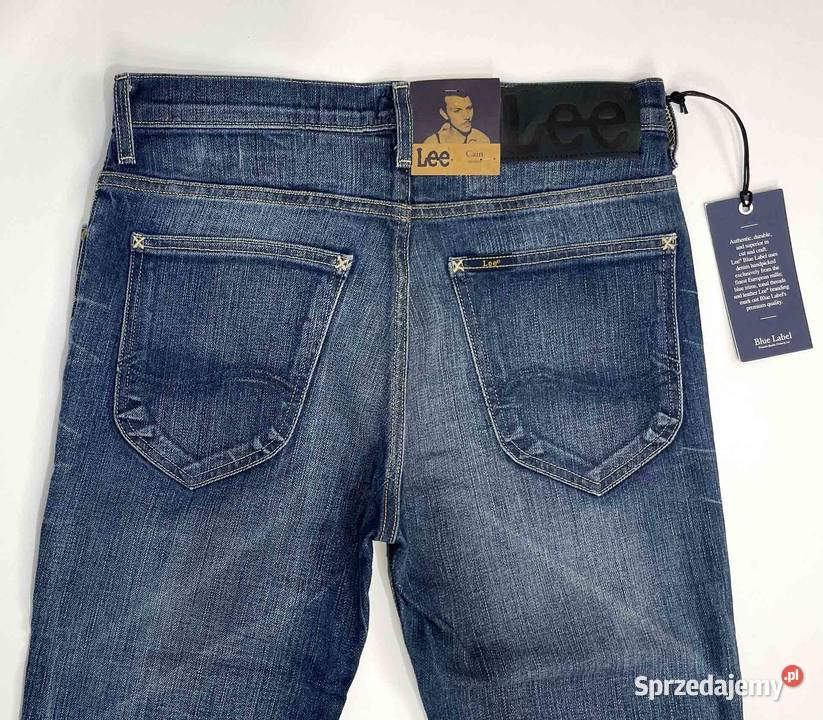 Spodnie męskie Lee Cain Smacking Blue Slim W29 warmińsko-mazurskie Pisz