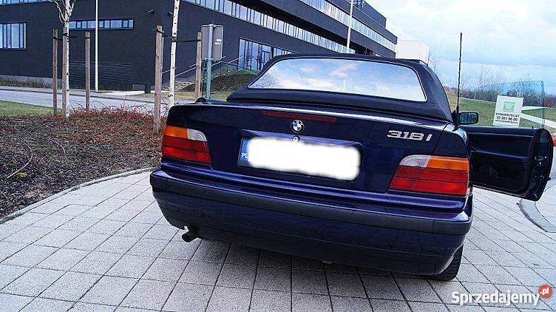 bmw e36 318i cabriow super stanie granatowy Samochody osobowe Warszawa