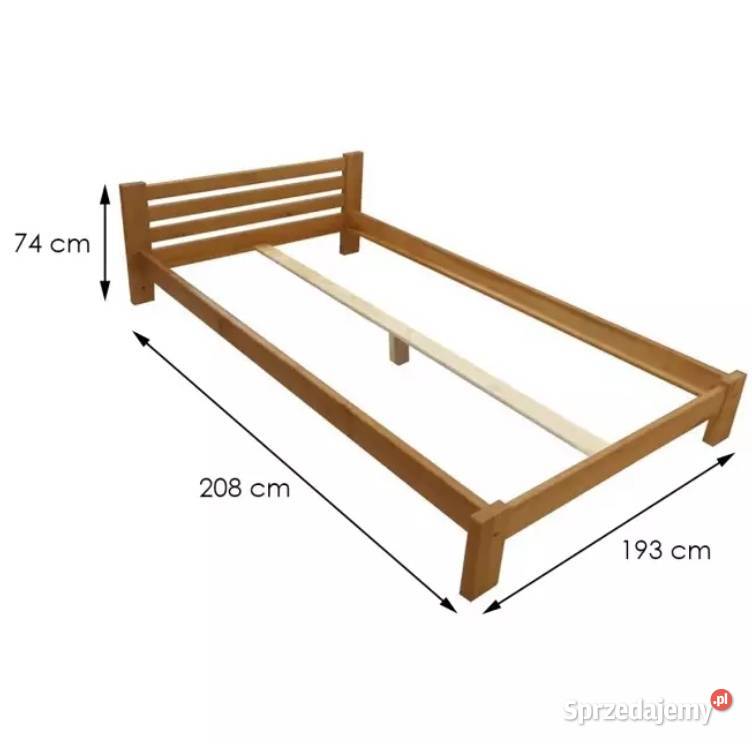 Nowe łóżko Ewa 180 drewno olcha