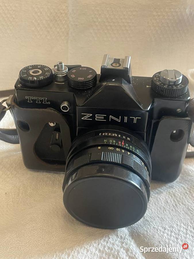 Aparat fotograficzny Zenit 12xp z futerałem i