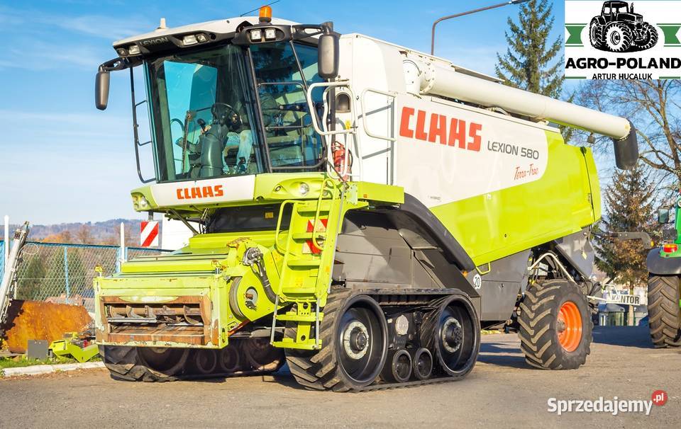 Kombajn zbożowy CLAAS LEXION 580 TT 3326 h 2008 nieuszkodzony