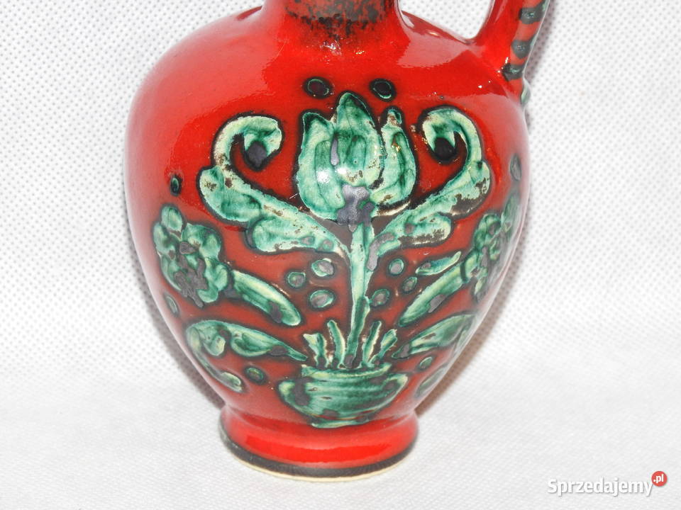 Śliczny stary ceramiczny wazonik niemiecki Inowrocław
