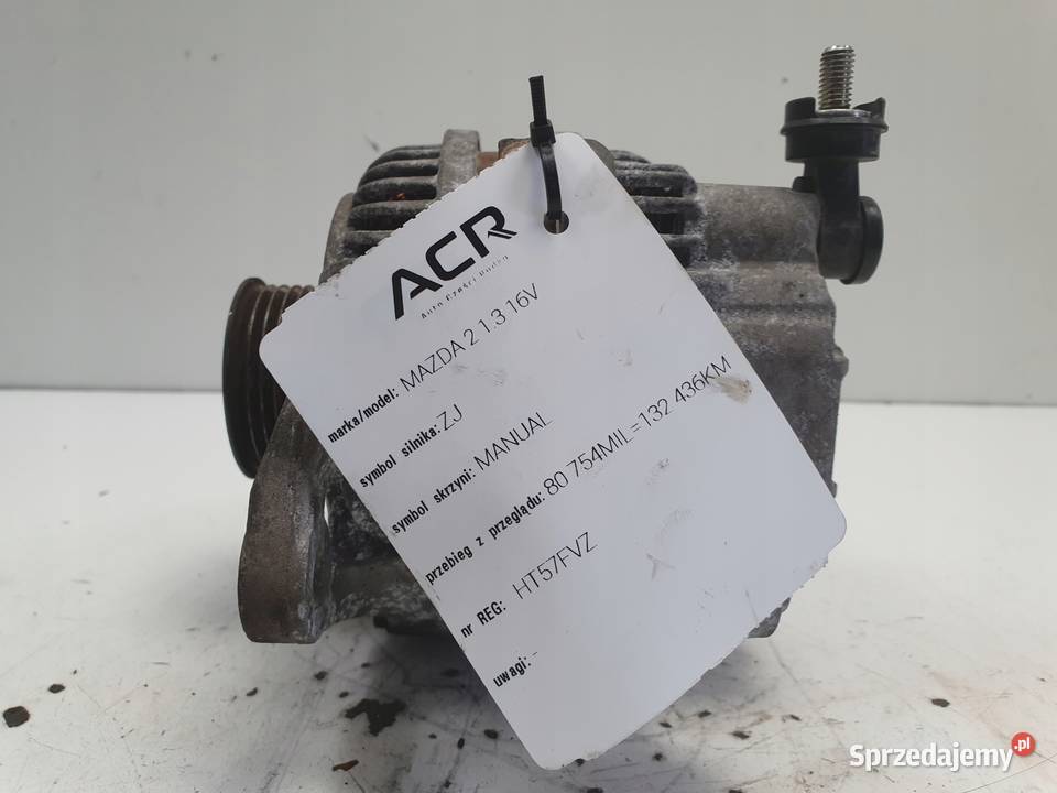 MAZDA 2 II 13 16V ALTERNATOR A2TG1391 90A osobowe Janów