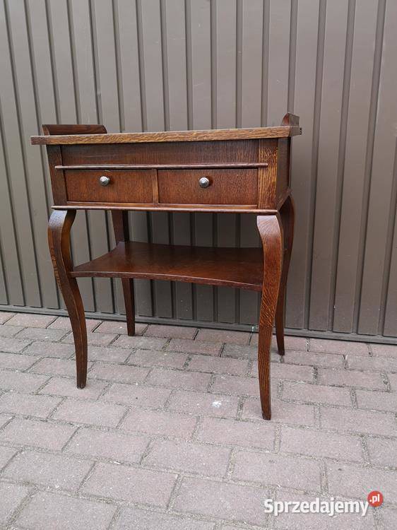 Stolik Finezyjny Nciak Dębowy Stary Antyk wielkopolskie Swarzędz sprzedam