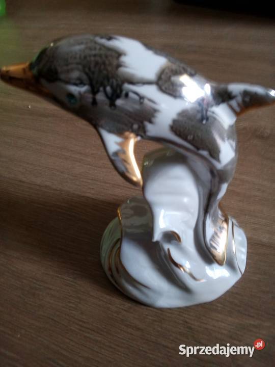 piękna porcelanowa figurka delfina Częstochowa sprzedam