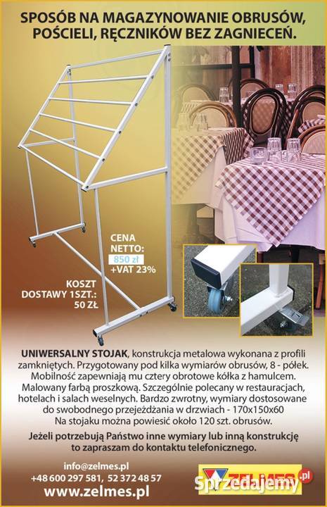 Wyposażenie hotel restauracja sala weselna Warszawa sprzedam