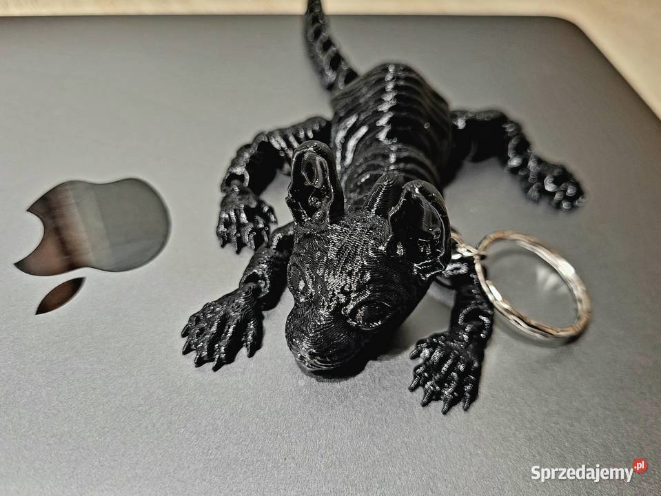 Brelok 3D ruchomy kot Sfinks 17 antystres PETG Krzyszkowice
