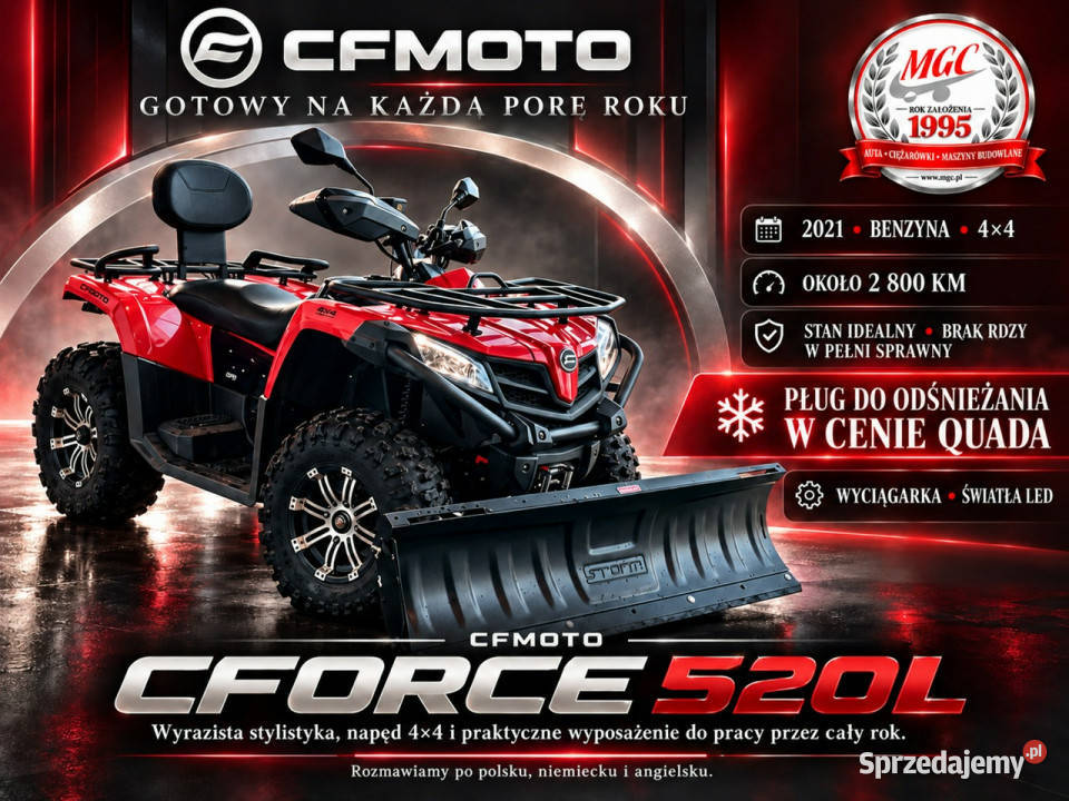 CF Moto CForce CFMoto CForce NOWY 2500 500cm3 śląskie Łaziska Górne